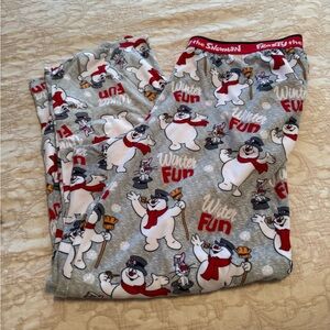 Women’s Frosty the Snowman Pajama Bottoms Seldom worn